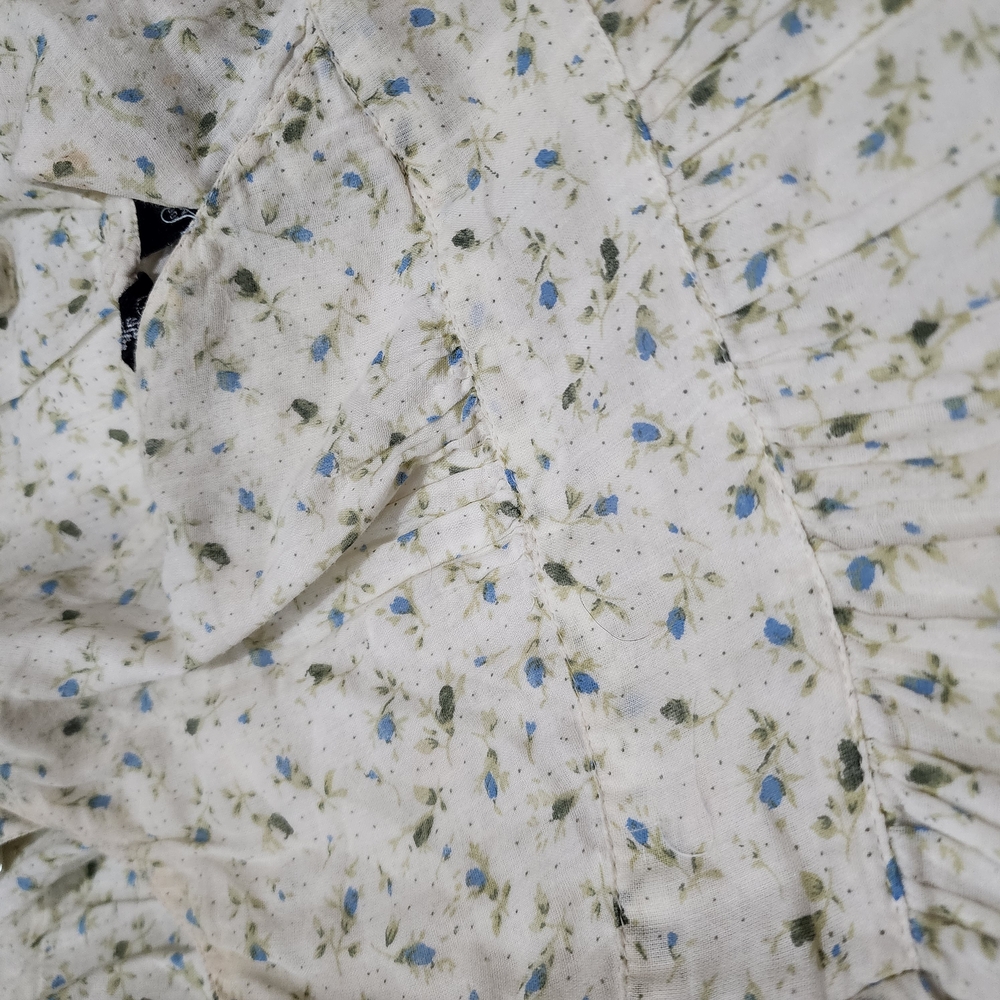 Spring Elegant Cream Floral Dress - Picture 10 of 10